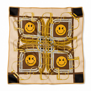 Oak Sjaal Smiley Bruin - OAK Fashion Noordwolde
