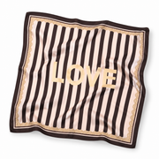 Oak Sjaal Streep met Love Roze - OAK Fashion Noordwolde