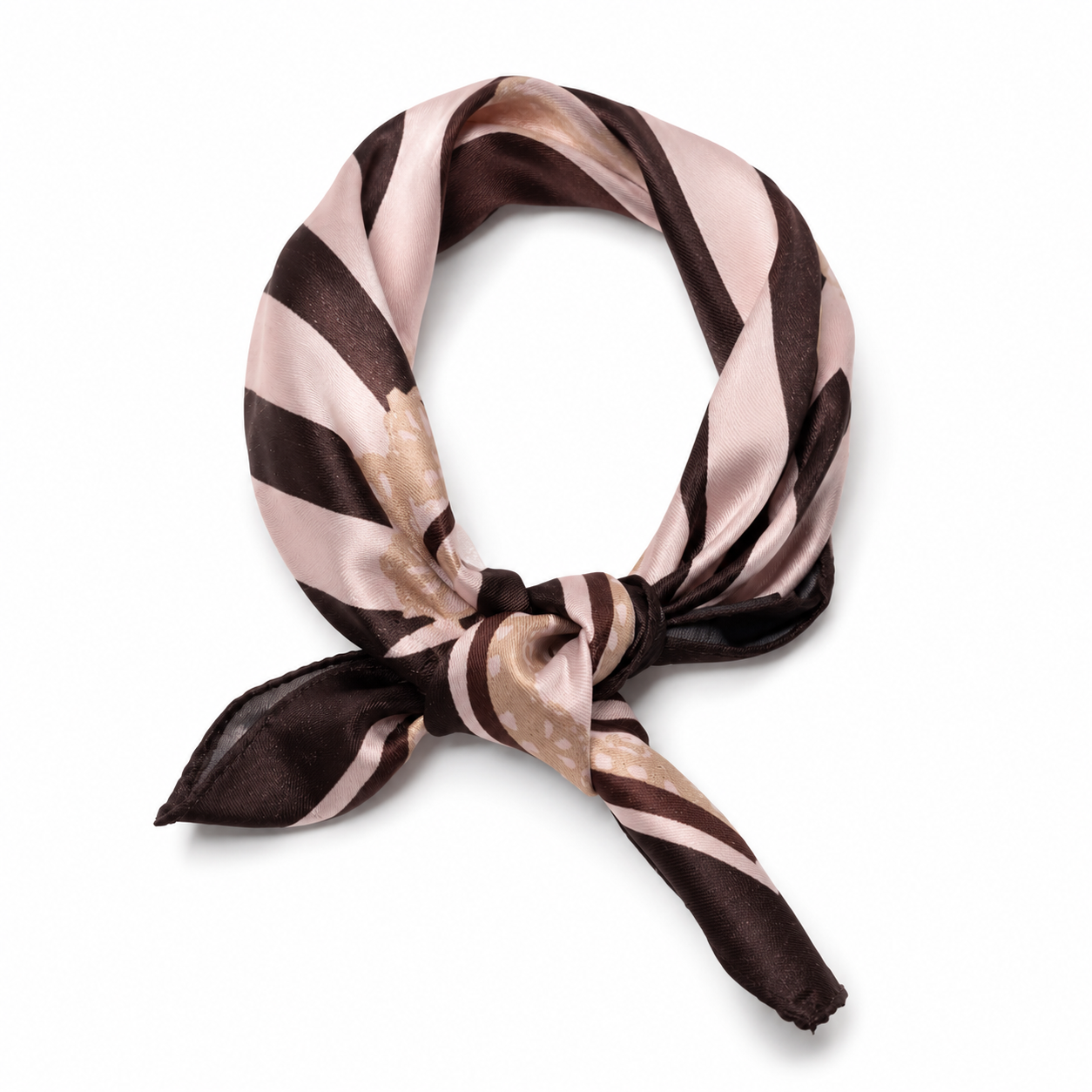Oak Sjaal Streep met Love Roze - OAK Fashion Noordwolde