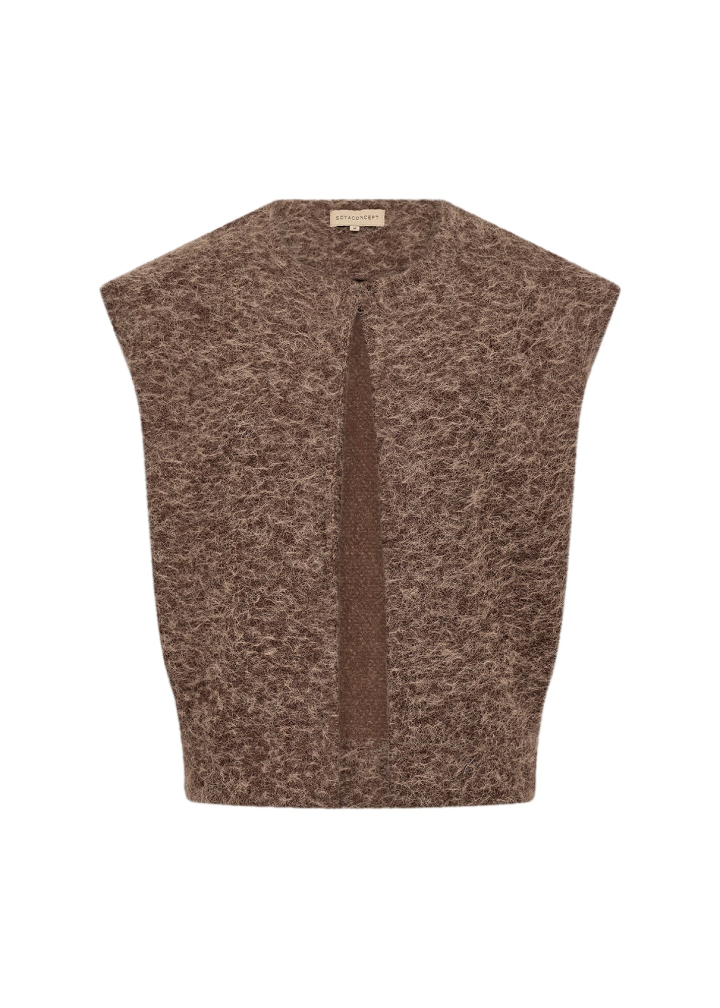 Soya Concept Gilet Hira Bruin - OAK Fashion Noordwolde