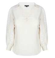 Exxcellent Mercie Blouse Wit - OAK Fashion Noordwolde
