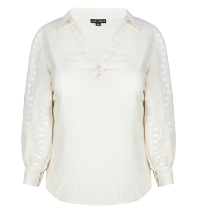 Exxcellent Mercie Blouse Wit - OAK Fashion Noordwolde
