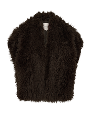 Freequent Vest Fine Bruin - OAK Fashion Noordwolde