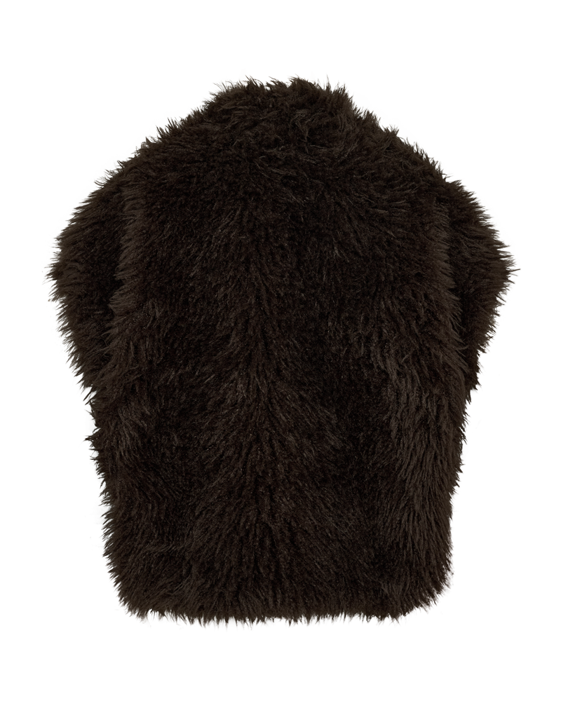Freequent Vest Fine Bruin - OAK Fashion Noordwolde