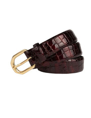 Riem Crocoprint Rood - OAK Fashion Noordwolde