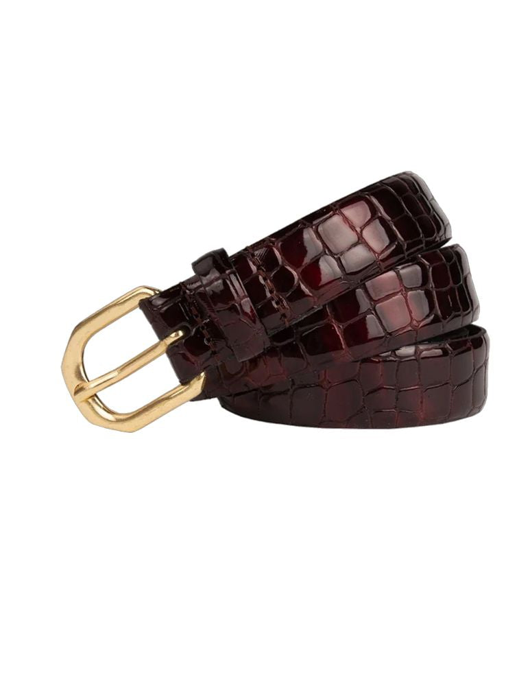 Riem Crocoprint Rood - OAK Fashion Noordwolde