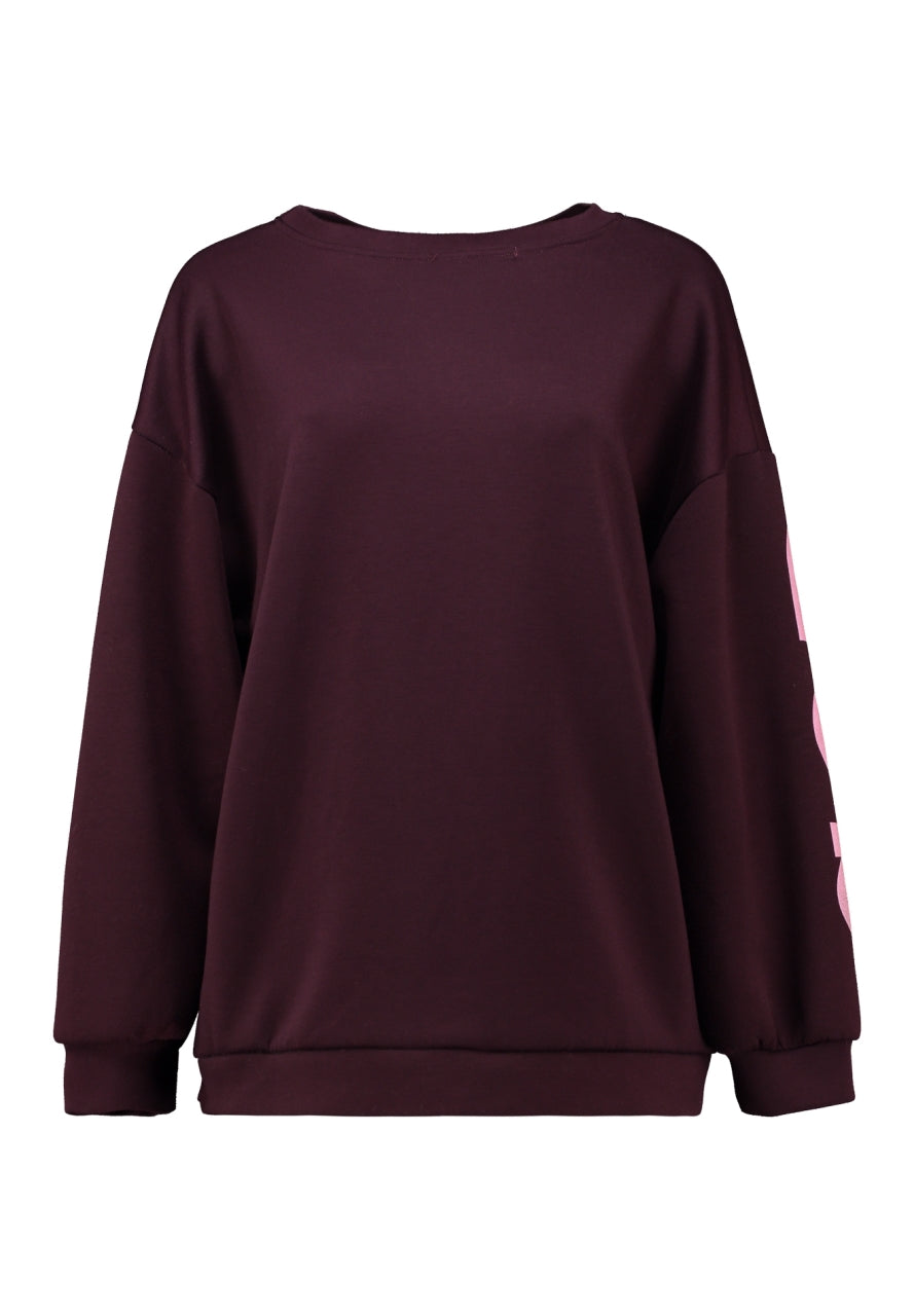 Haily's Sweater Marma Paars - OAK Fashion Noordwolde