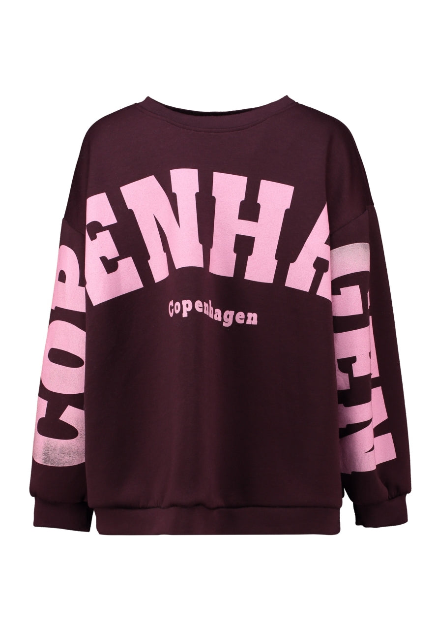 Haily's Sweater Marma Paars - OAK Fashion Noordwolde