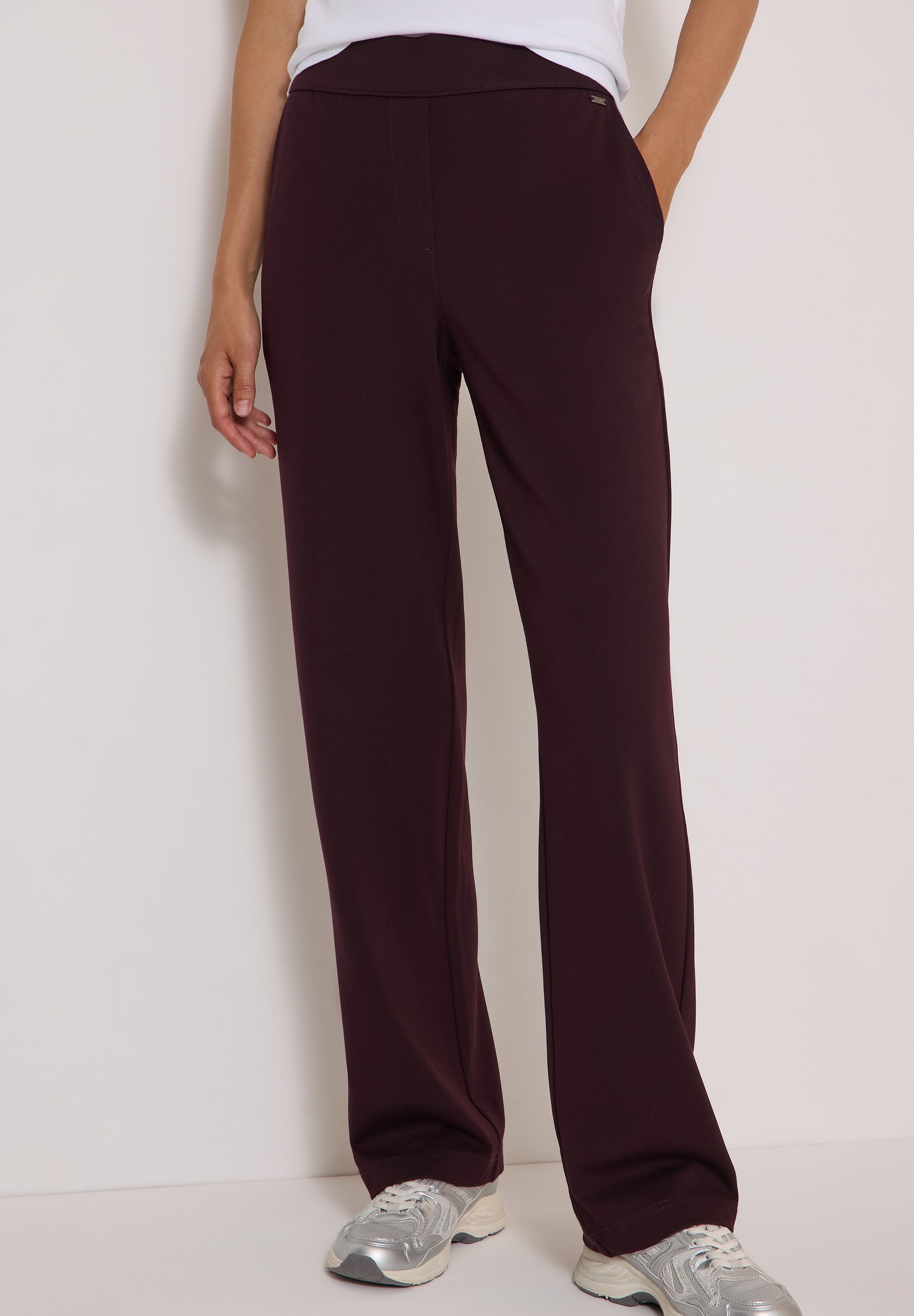 Cecil Pantalon Neele Rood - OAK Fashion Noordwolde