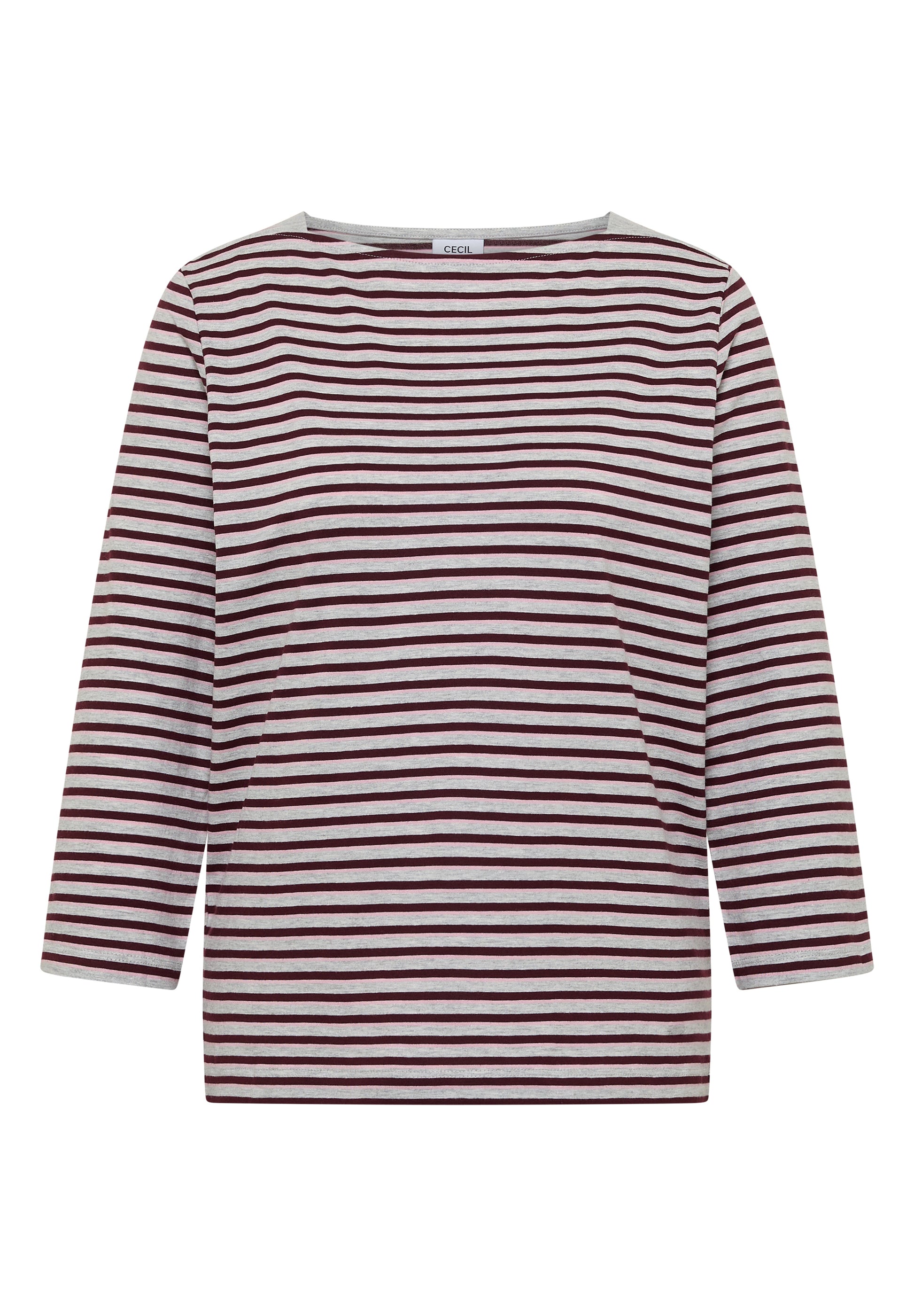 Cecil Top Striped Grijs - OAK Fashion Noordwolde