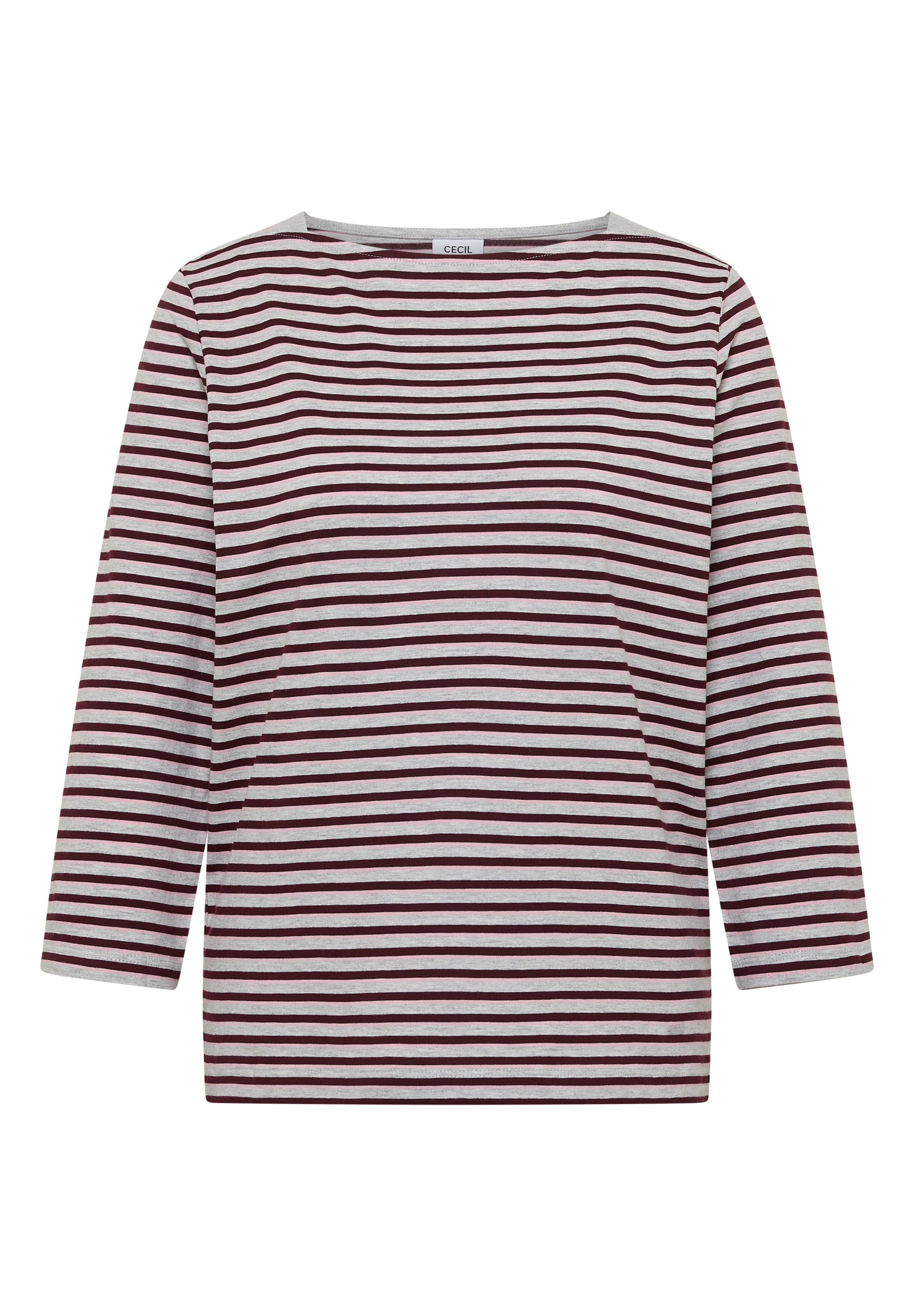 Cecil Top Striped Grijs - OAK Fashion Noordwolde