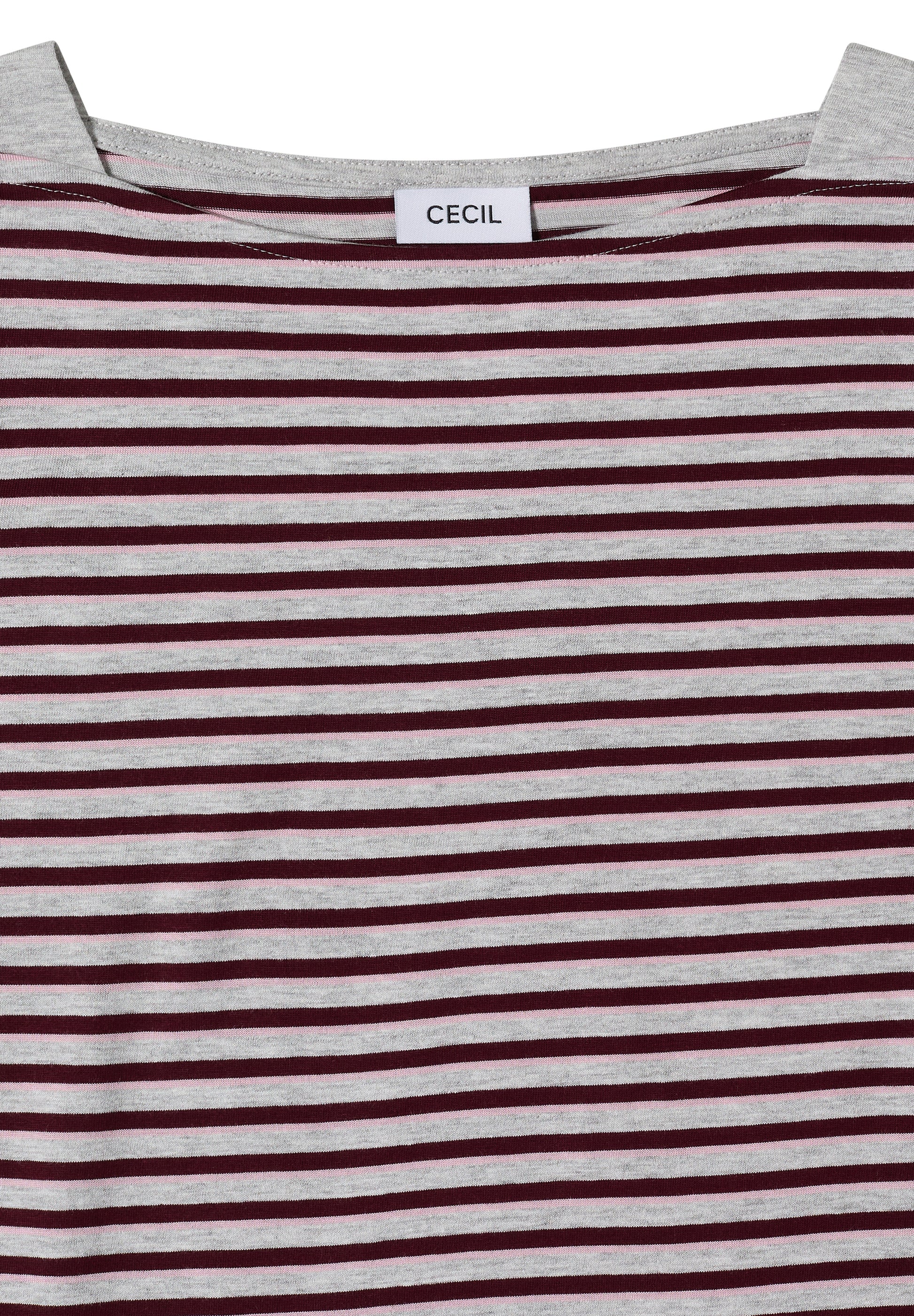 Cecil Top Striped Grijs - OAK Fashion Noordwolde
