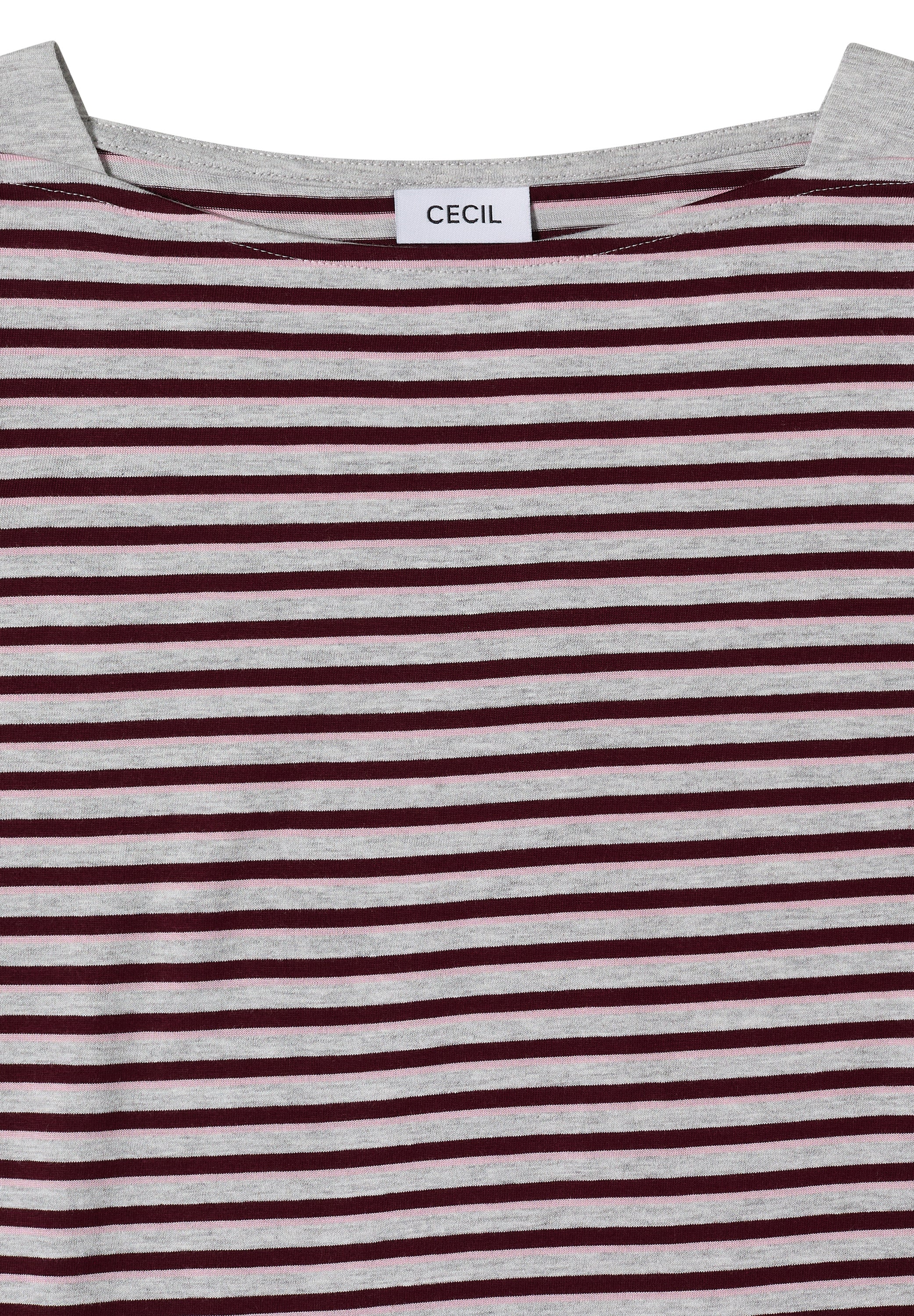 Cecil Top Striped Grijs - OAK Fashion Noordwolde