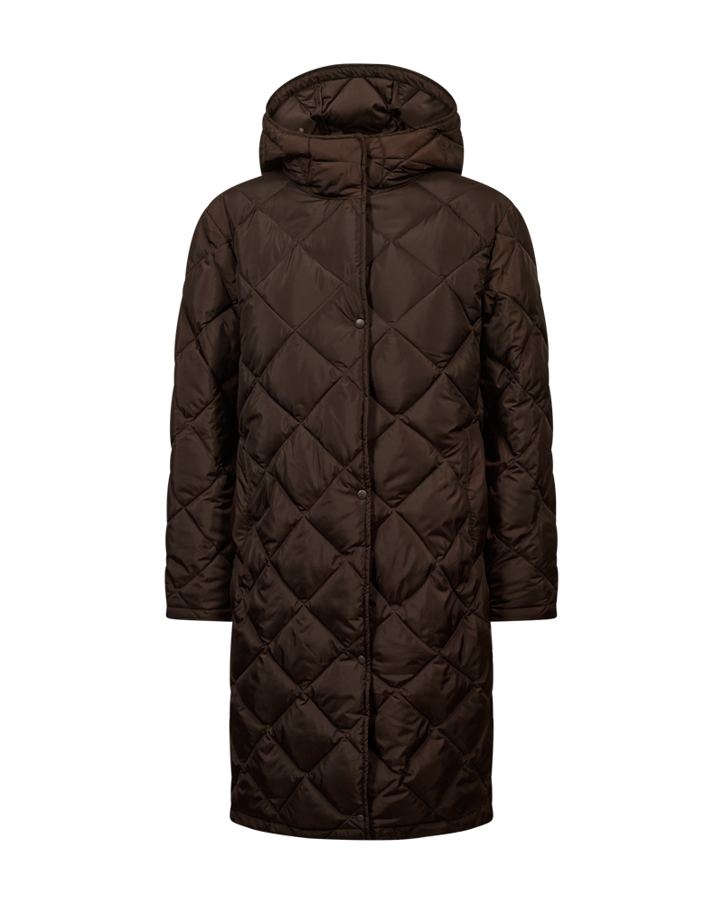 Freequent Jas Olga Bruin - OAK Fashion Noordwolde
