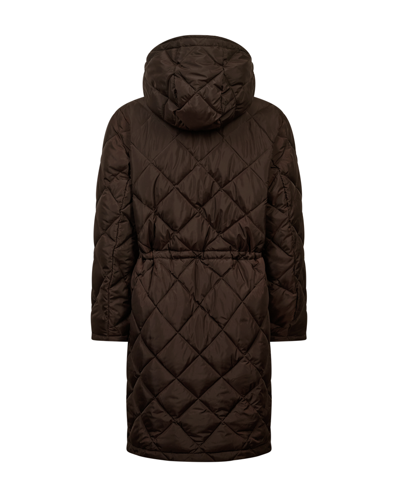 Freequent Jas Olga Bruin - OAK Fashion Noordwolde