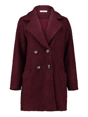 Zabiaone Coat Ella Rood - OAK Fashion Noordwolde