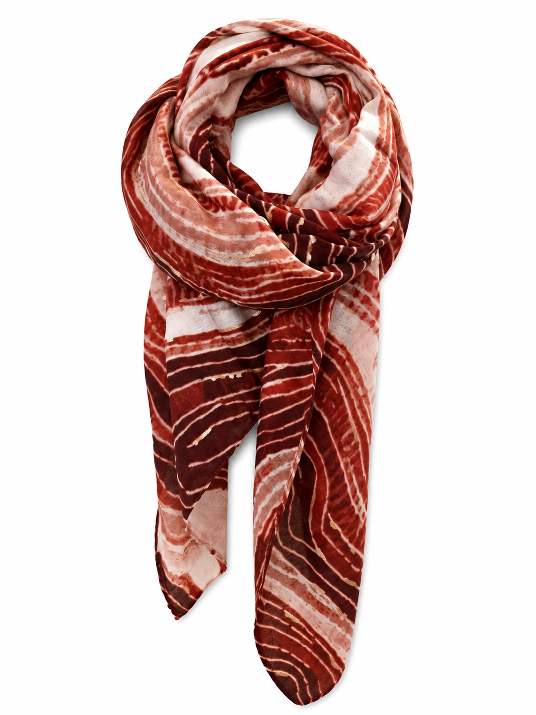 Oak Sjaal Berdien Rood - OAK Fashion Noordwolde