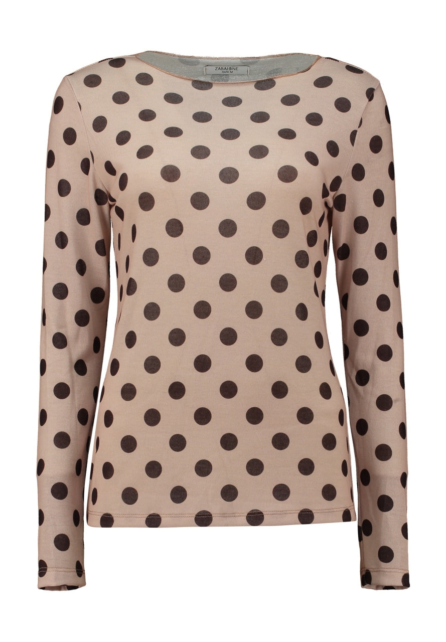 Zabiaone Top Isina Bruin - OAK Fashion Noordwolde