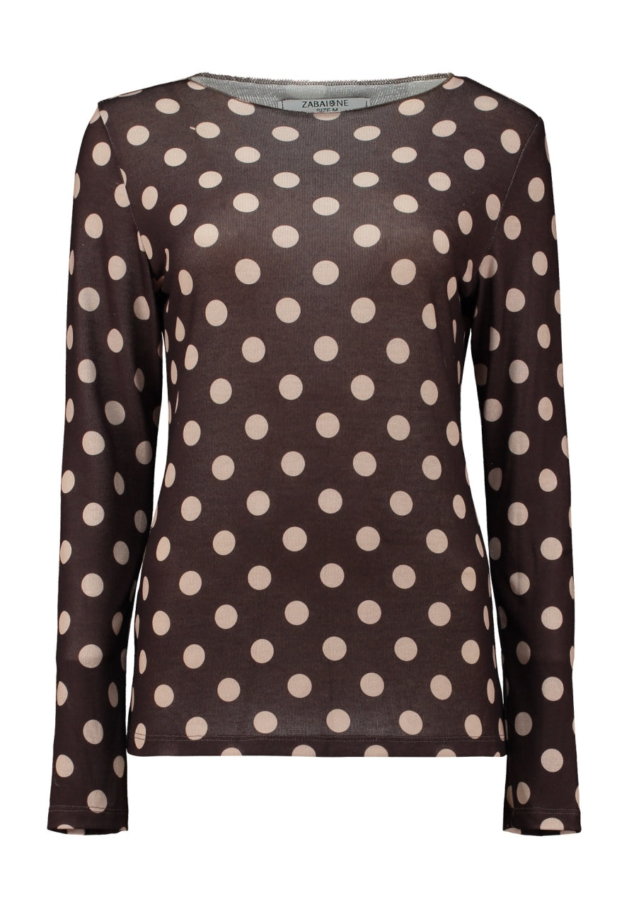 Zabiaone Top Isina Brown - OAK Fashion Noordwolde