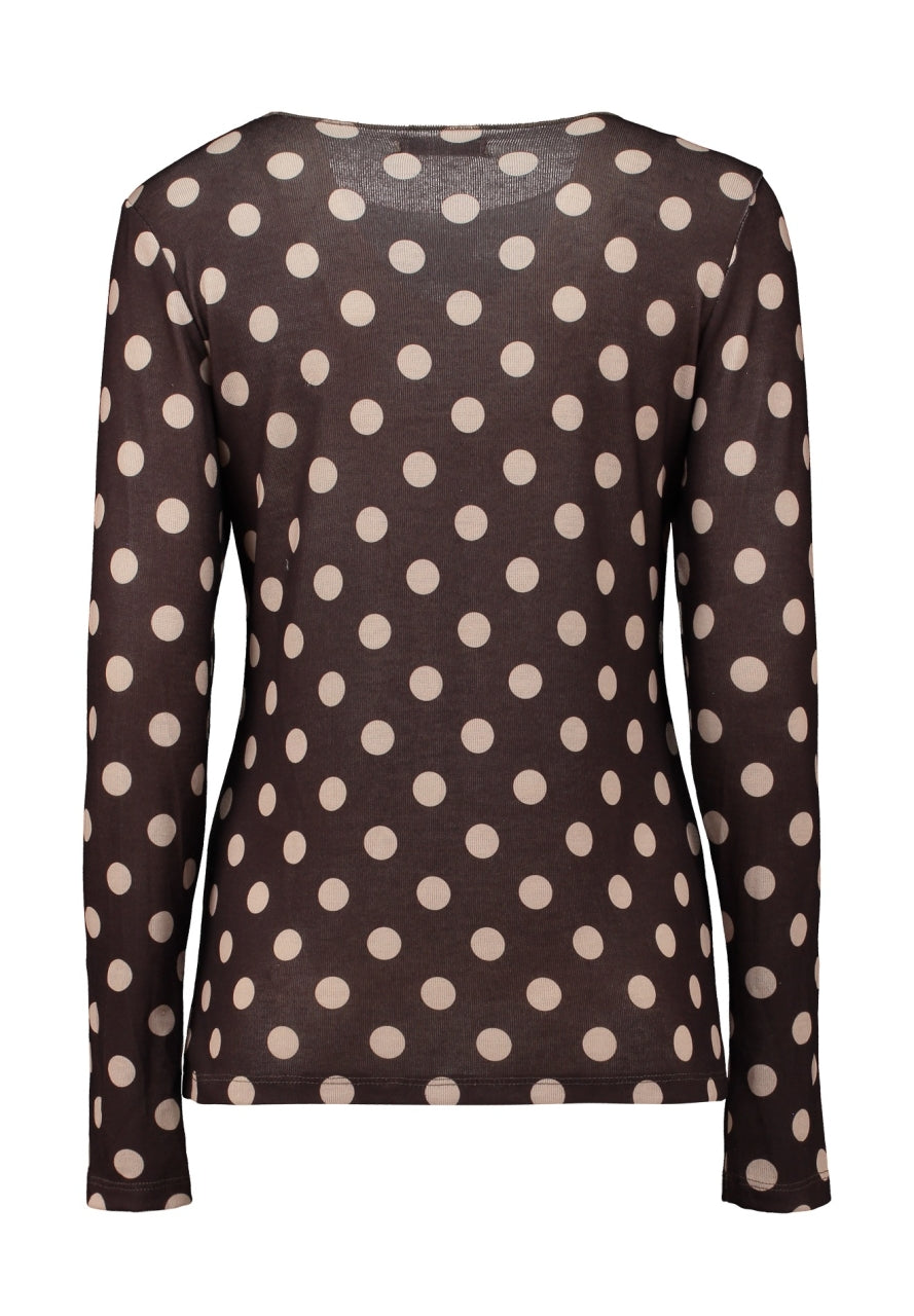 Zabiaone Top Isina Brown - OAK Fashion Noordwolde