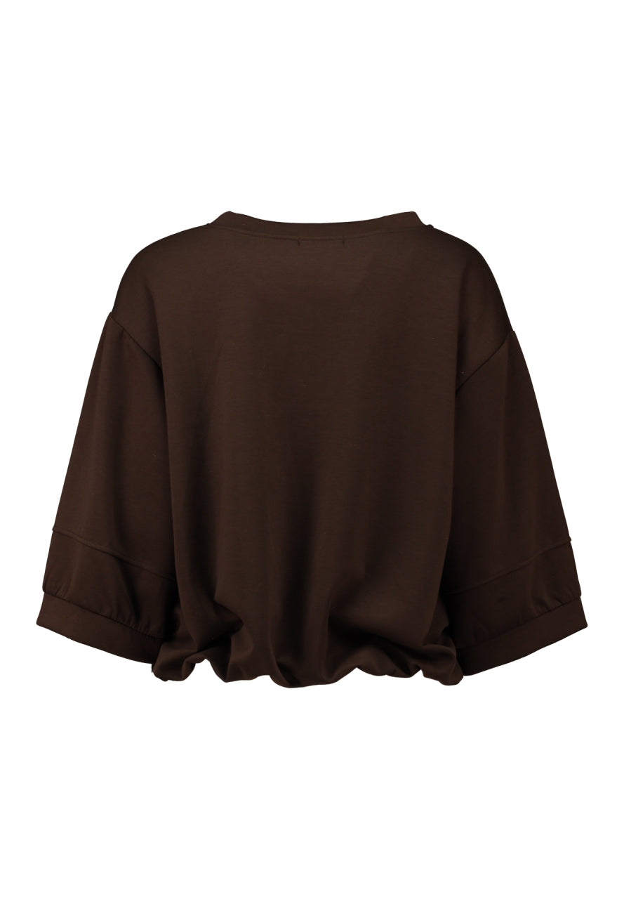 Haily's Top Kata Bruin - OAK Fashion Noordwolde