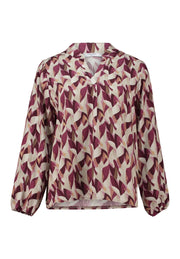 Zabiaone Blouse Luna Paars - OAK Fashion Noordwolde