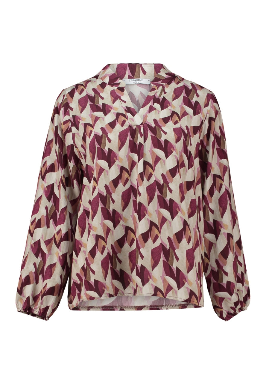 Zabiaone Blouse Luna Paars - OAK Fashion Noordwolde