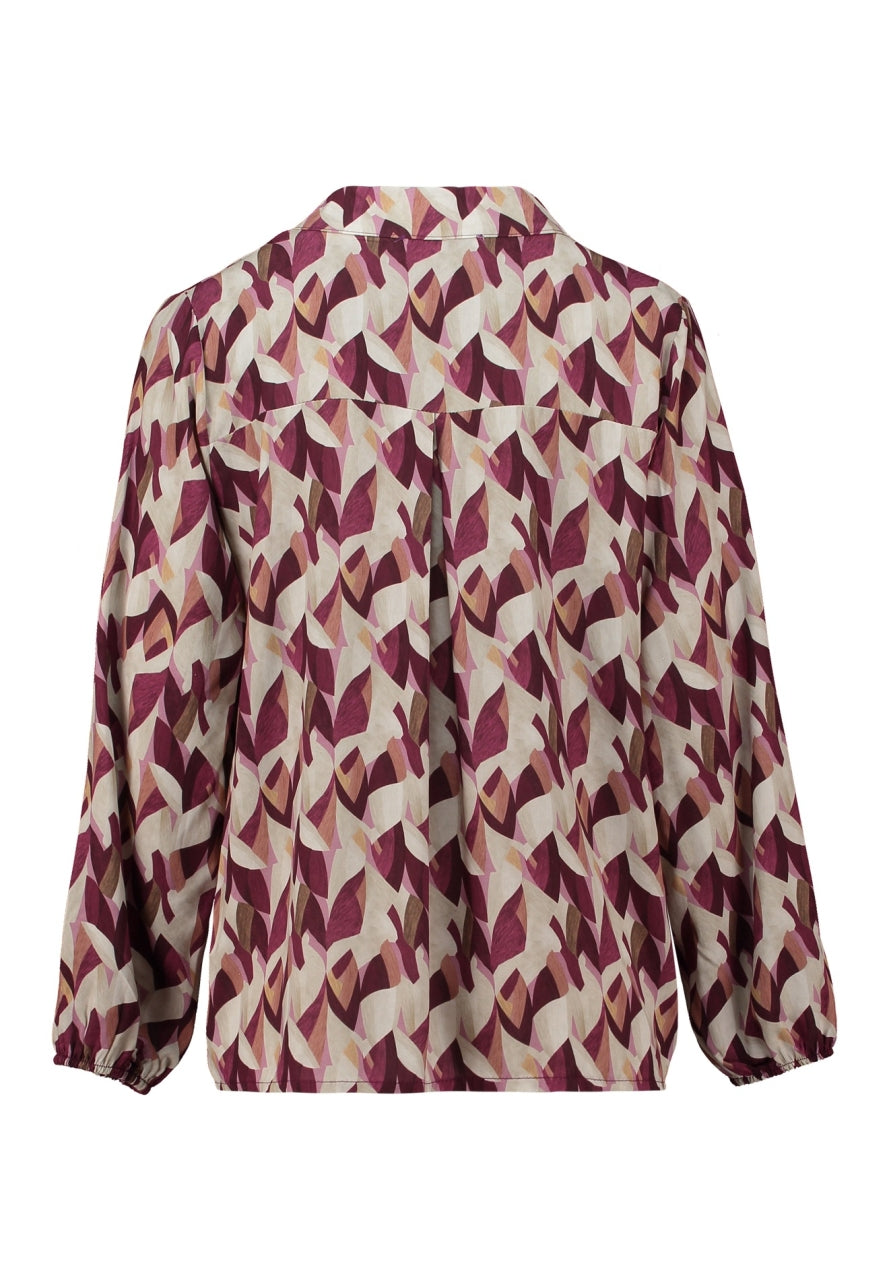 Zabiaone Blouse Luna Paars - OAK Fashion Noordwolde