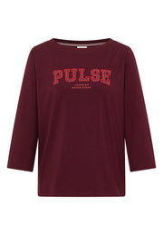 Cecil Top Pulse Rood - OAK Fashion Noordwolde