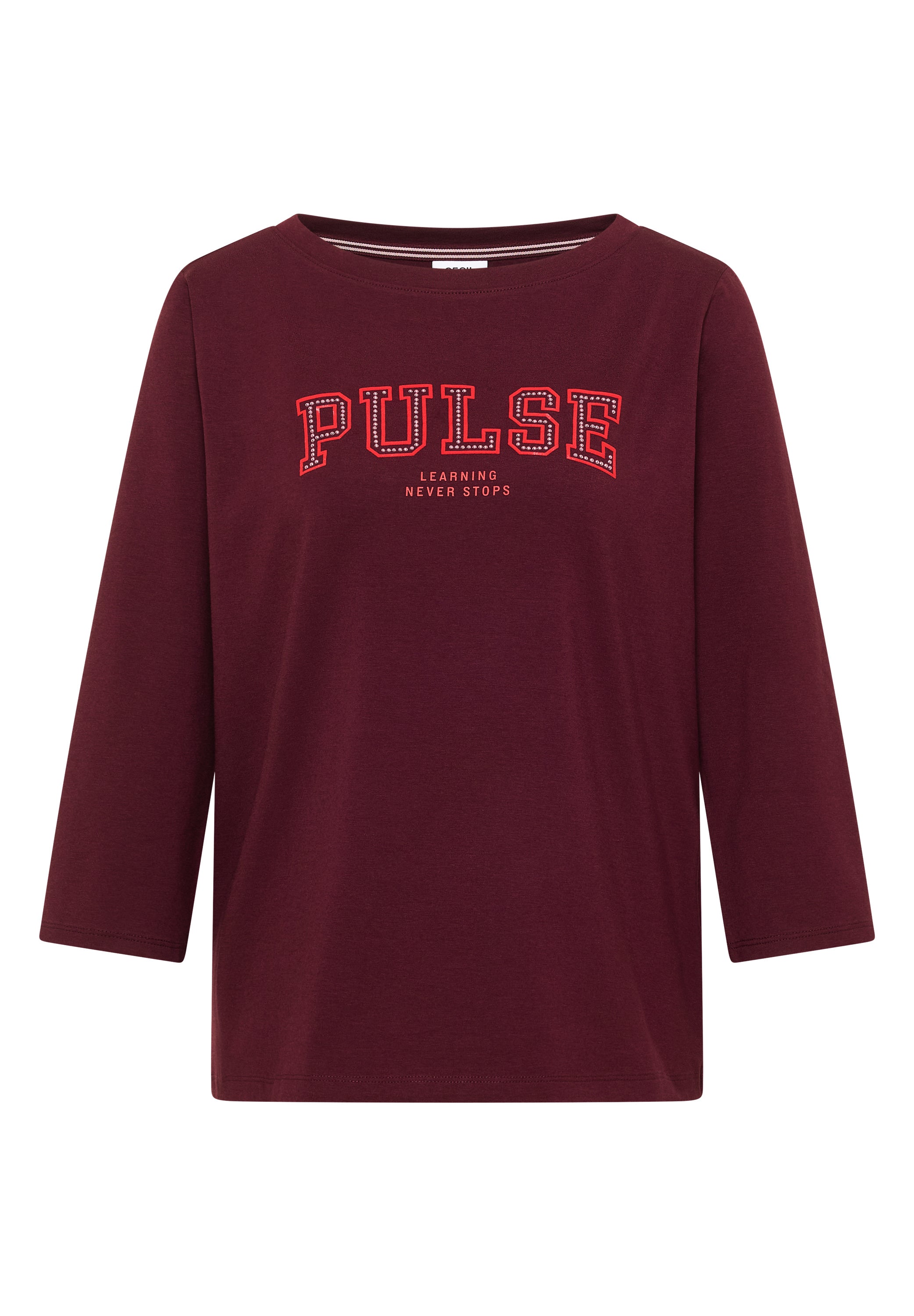Cecil Top Pulse Rood - OAK Fashion Noordwolde