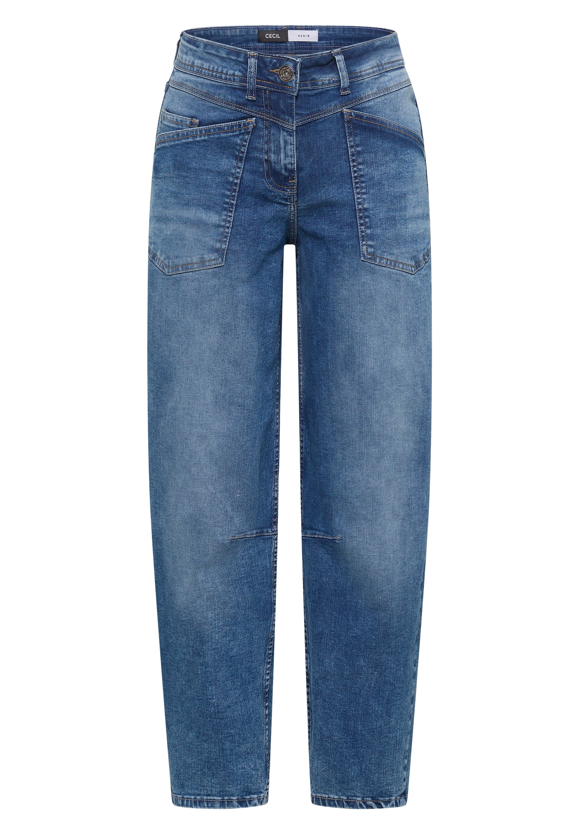Cecil Jeans Barrel Scarlett Denim - OAK Fashion Noordwolde