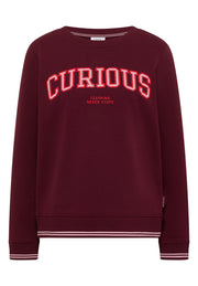 Cecil Sweater Curious Rood - OAK Fashion Noordwolde