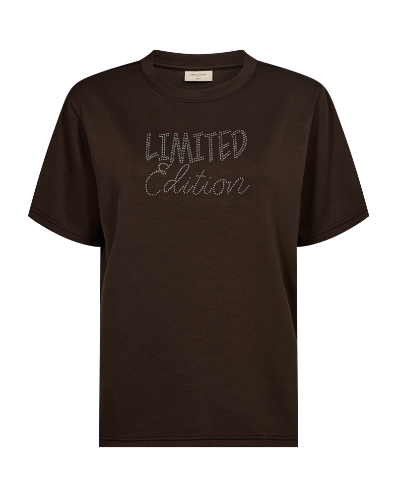 Freequent T-shirt Malak Bruin - OAK Fashion Noordwolde