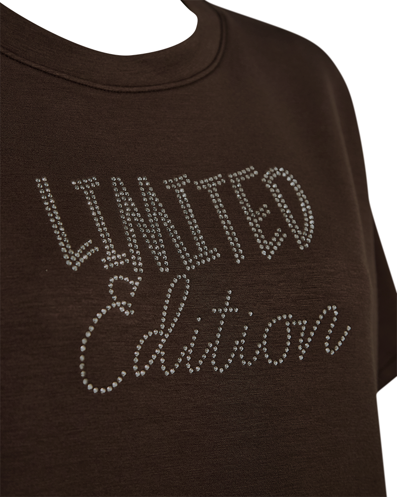 Freequent T-shirt Malak Bruin - OAK Fashion Noordwolde
