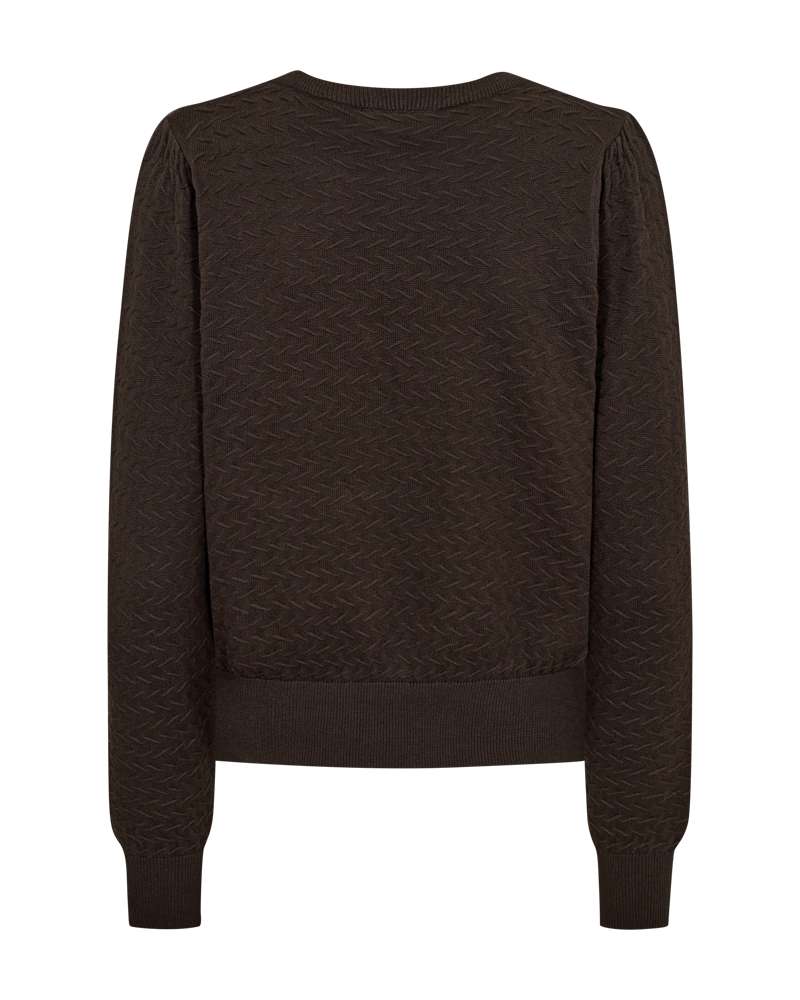 Freequent Pullover Dodo Brown - OAK Fashion Noordwolde