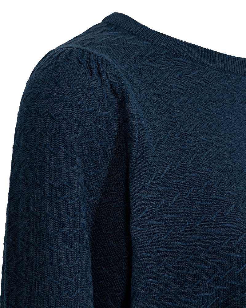 Freequent Pullover Dodo Blauw - OAK Fashion Noordwolde