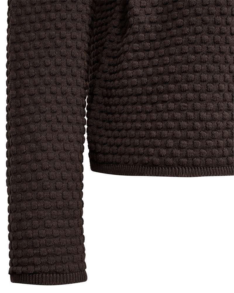 Freequent Pullover Dottie Bruin - OAK Fashion Noordwolde