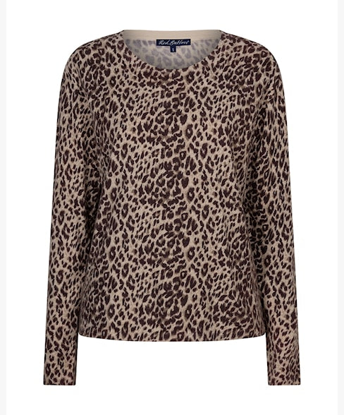 Red Button Red Button Sweet animal print burgundy - OAK Fashion Noordwolde