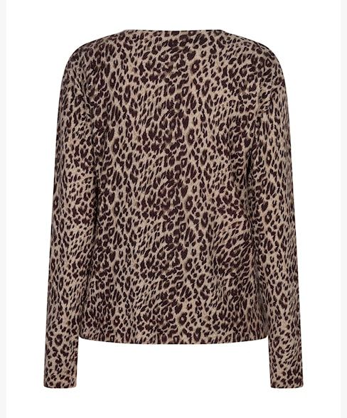 Red Button Red Button Sweet animal print burgundy - OAK Fashion Noordwolde