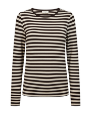 Freequent Top Liana Bruin - OAK Fashion Noordwolde