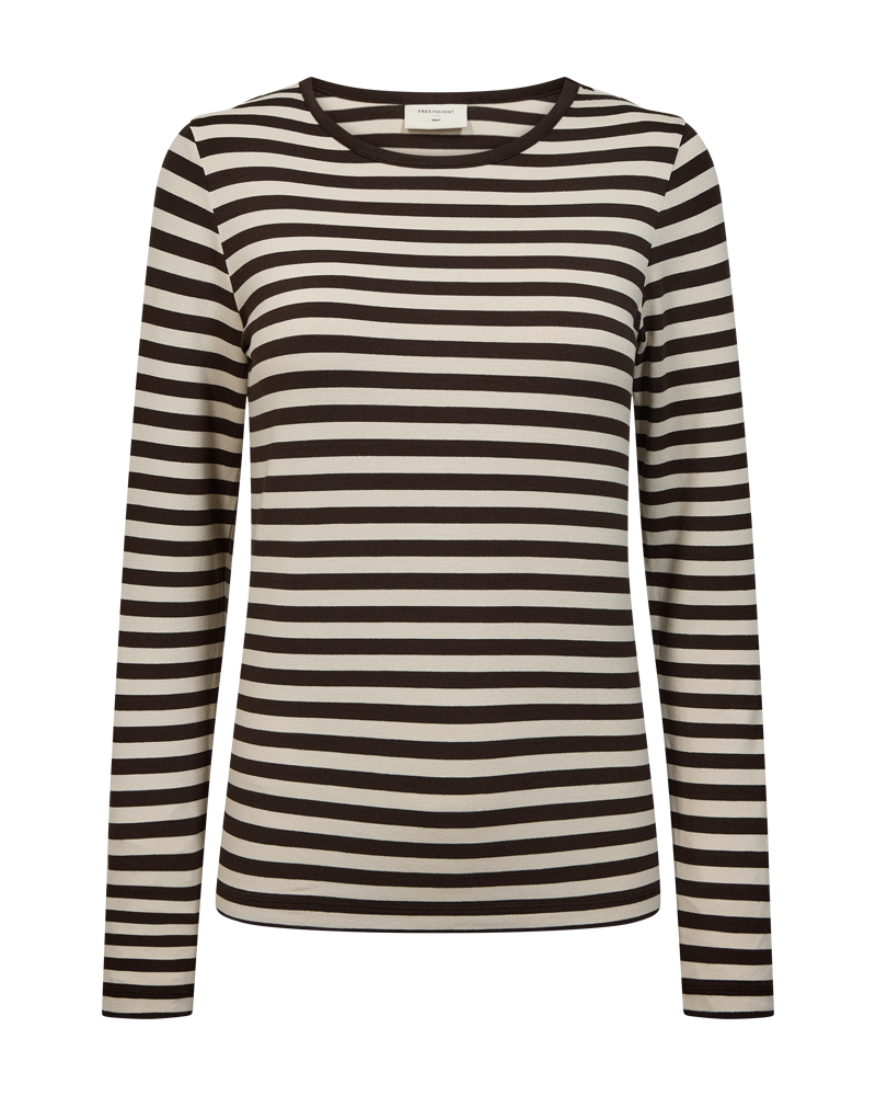 Freequent Top Liana Bruin - OAK Fashion Noordwolde