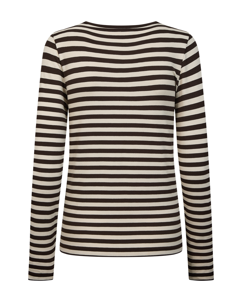 Freequent Top Liana Bruin - OAK Fashion Noordwolde