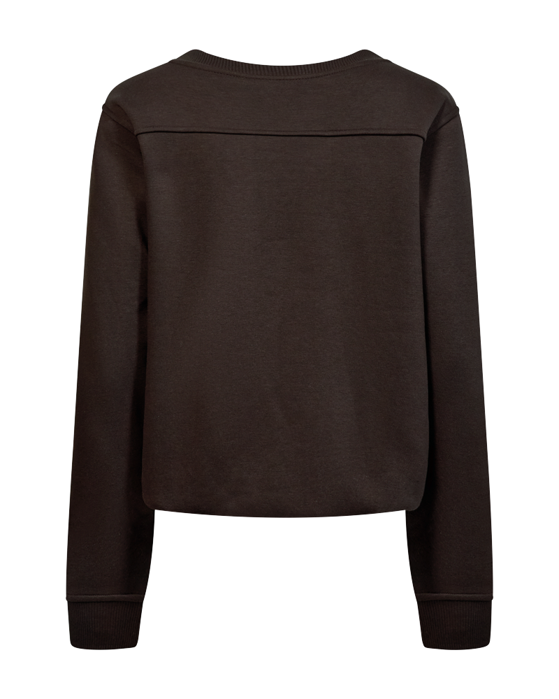 Freequent Sweater Kamela Bruin - OAK Fashion Noordwolde