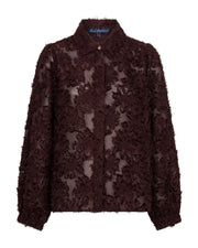 Red Button Red Button Blouse fringes burgundy - OAK Fashion Noordwolde