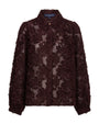 Red Button Red Button Blouse fringes