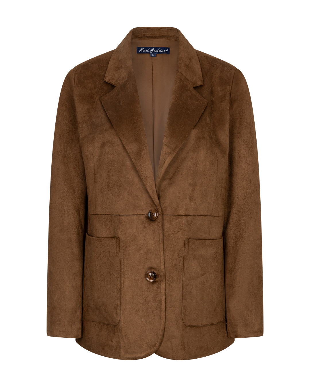 Red Button Red Button Blazer suedine praline - OAK Fashion Noordwolde