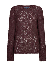 Red Button Red Button Top lace burgundy - OAK Fashion Noordwolde