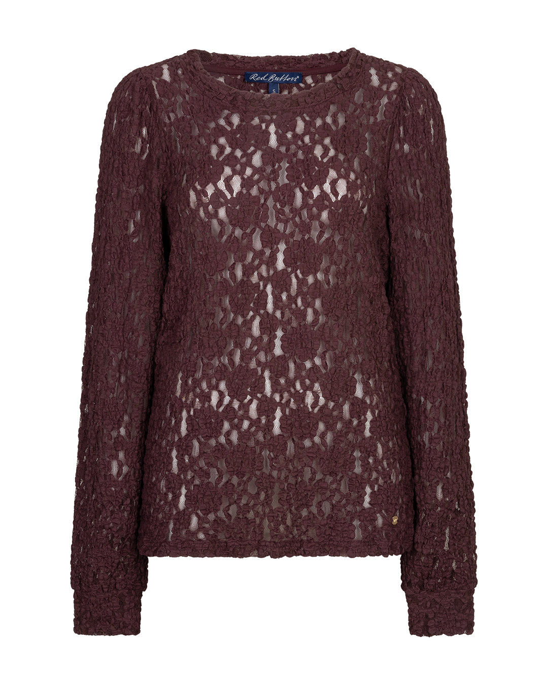 Red Button Red Button Top lace burgundy - OAK Fashion Noordwolde