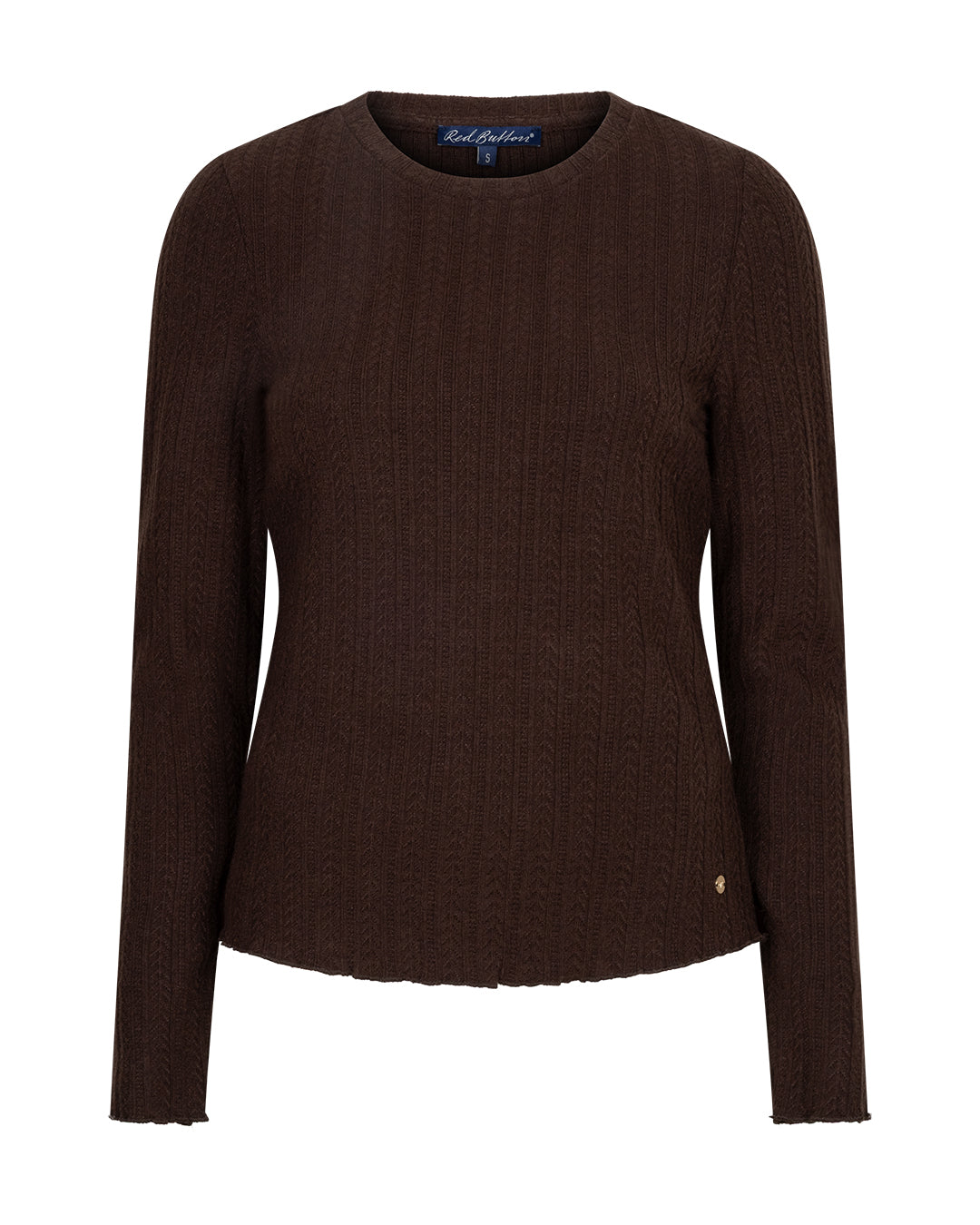 Red Button Red Button Top fine knit Espresso - OAK Fashion Noordwolde