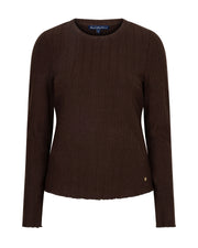Red Button Red Button Top fine knit Espresso - OAK Fashion Noordwolde